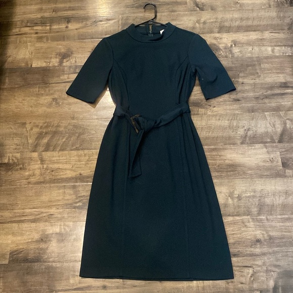 Eliza J Green 3/4 Sleeve Midi Dress Size 10- Cocktail Office Dress - Picture 1 of 5